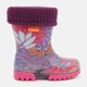 Детские резиновые сапоги для девочки Demar Twister Lux Print 0039 М 28-29 Разноцветные (5901232009265) - изображение 1