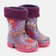 Детские резиновые сапоги для девочки Demar Twister Lux Print 0039 М 28-29 Разноцветные (5901232009265) - изображение 2