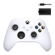 Набір Геймпад Бездротовий Microsoft Xbox Series Controller Robot White + Акумулятор Play and Charge Kit + Кабель USB Type-C Black - зображення 1