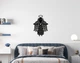 Декоративне панно на стіну з дерева Upwood Decor Ангелок Angel 99.4 х 70 см black - зображення 1