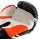 Перчатки для бокса с бинтами в комплекте Twins Special Heroe 9943 10 унций Black-Orange - изображение 4