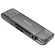 Картридер із роз'ємом Type-C і USB HOCO card reader (USB3.0,Type-C, SD/TF, 5Gbps), Black - зображення 2
