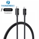 Кабель швидкісний 40 Гбіт/с 4K/60Hz Type-C на Type-C USB 4.0 Remax RC-C039 Ladon Series (1m, 240W, 4K). Black - зображення 1