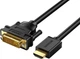 Кабель DVI на HDMI converter UGREEN Bi-directional Cable (1m, HDMI 1.4, Full HD 60Hz). Black - зображення 1