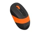 Мишка оптическая беспроводная A4tech FG10S (Orange). Мышка для пк и ноутбука безшумная черно-оранжевая - изображение 3