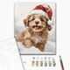 Картина за номерами 40х50 см. Засніжене цуценя. Brushme 3838 - зображення 2