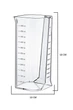 Двухсторонний мерный стакан для масла, жидкости и сыпучих продуктов M&T Displays FT-1810 Пластик Прозрачный 18x10 см - изображение 5