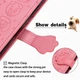 Чехол Embossed Cat and Dog для Xiaomi Redmi 9C книжка кожа PU с визитницей розовый - изображение 5