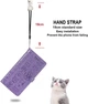 Чохол Embossed Cat and Dog для Iphone 11 Pro книжка з візитівкою шкіра PU фіолетовий - зображення 8