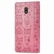 Чохол Embossed Cat and Dog для Xiaomi Redmi 8A книжка шкіра PU Pink - зображення 4