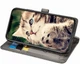 Чохол Embossed Cat and Dog для Iphone 11 Pro книжка з візитницею шкіра PU сірий - зображення 5