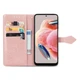 Чохол Vintage для Xiaomi Redmi Note 12 книжка шкіра PU з візитницею рожевий - зображення 2