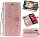 Чохол Embossed Cat and Dog для Iphone 11 Pro книжка з візитницею шкіра PU рожеве золото - зображення 1