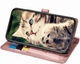 Чохол Embossed Cat and Dog для Iphone 11 Pro книжка з візитницею шкіра PU рожеве золото - зображення 5