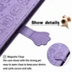 Чехол Embossed Cat and Dog для Xiaomi Redmi 9C книжка кожа PU с визитницей фиолетовый - изображение 5