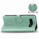 Чехол Embossed Cat and Dog для Samsung Galaxy S10 / G973 книжка кожа PU с визитницей мятный - изображение 3