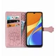 Чохол Embossed Cat and Dog для Xiaomi Redmi 9C книжка шкіра PU з візитницею рожеве золото - зображення 3