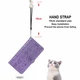Чехол Embossed Cat and Dog для IPhone XS Max книжка с визитницей кожа PU фиолетовый - изображение 9
