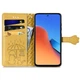 Чехол Embossed Cat and Dog для Xiaomi Poco X3 / X3 Pro книжка кожа PU с визитницей желтый - изображение 3