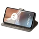 Чехол Clover для Motorola Moto G32 книжка кожа PU с визитницей серый - изображение 5