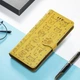 Чехол Embossed Cat and Dog для Xiaomi Redmi Note 10 Pro книжка кожа PU с визитницей желтый - изображение 5