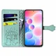 Чехол Embossed Cat and Dog для Xiaomi Redmi Note 10 Pro книжка кожа PU с визитницей мятный - изображение 2