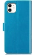 Чехол Clover для Iphone 11 книжка кожа PU с визитницей голубой - изображение 3