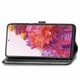 Чехол Vintage для Samsung Galaxy S20 FE / G780 книжка кожа PU с визитницей черный - изображение 5