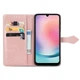 Чехол Vintage для Samsung Galaxy A24 / A245 книжка кожа PU с визитницей розовый - изображение 2