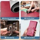 Чехол Clover для Iphone 11 книжка кожа PU с визитницей малиновый - изображение 7