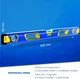 Уровень S&R 800 мм, 3 капсулы, магнитный (423034080) - изображение 2