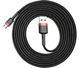 Кабель Baseus Cafule Cable USB for Micro 1.5A 2.0 м Red/Black (CAMKLF-C91) - изображение 4