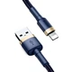 Кабель Baseus Cafule Cable USB for IP 2.4A 1 м Gold/Blue (CALKLF-BV3) - изображение 3