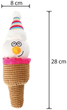 Zabawka dla psów Dingo Rozek Buli pluszowy 8 x 28 cm (5904760174801) - obraz 2