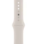 Силиконовый ремешок Sport Band для Apple Watch 41mm | 40mm | 38mm Starlight S/M - изображение 2