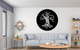 Декоративное панно на стену из дерева Upwood Decor Дерево Tree 40 х 40 см black - изображение 4