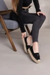 Женские эспадрильи Fashion Favorite 3976 41 размер 25,5 см Черный 4548856 - изображение 8