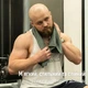 Дорожный спортивный полотенце из микрофибры с чехлом Серое Love You 80х180 - изображение 7