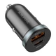 Адаптер автомобильный Borofone Scenery dual port BZ22 1хUSB/1хType-C 30W/3A PD/Q Черный - изображение 2