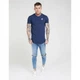 Футболка SikSilk Core Logo T-shirt Navy, XS (42) (11864099) - изображение 2