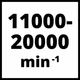 Реноватор Einhell TC-MG 250 CE, 250Вт, 11000-20000об/хв, набір насадок (4465185) - зображення 4