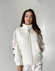 Женский теплый жилет из эко кожи KML 0027 XL (50-52) Белый ( 0027/2 C ) - изображение 2