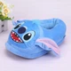 Комнатные тапочки кигуруми Kigurumi Стич мягкие плюшевые тапки 35-40 Синие - изображение 4