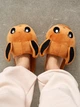 Комнатные тапочки кигуруми Kigurumi покемона пикачу мягкие плюшевые шлепки 35-41 Коричневые - изображение 5