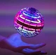 Летающий шар спиннер светящийся FlyNova pro Gyrosphere игрушка мяч бумеранг 95 мм Красный - изображение 5