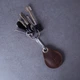 Кожаный чехол-брелок для AirTag INCARNE Key Tag Коричневый - изображение 2