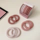 Набор резинок для волос Пружинки ANbeauty 6 шт. Pink (AN0103320) - изображение 1