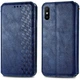 Шкіряний чохол книжка GETMAN Cubic (PU) для Xiaomi Redmi 9A Синій - изображение 2