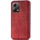 Шкіряний чохол-книжка GETMAN Cubic (PU) для Xiaomi Poco X5 5G/Redmi Note 12 5G Червоний - зображення 2