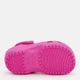 Chodaki dziecięce dla dziewczynki Crocs Classic Clog T 206990-6UB-C9 25-26 Różowe (196265216109) - obraz 6